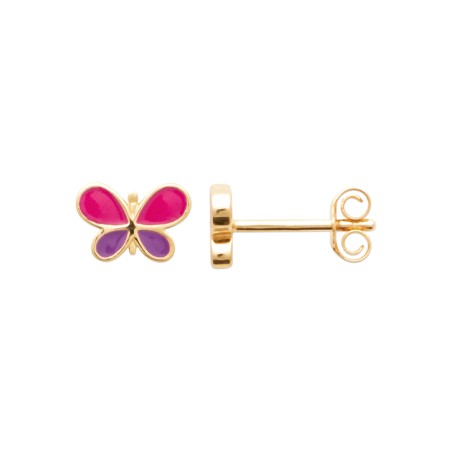 Boucles d'oreilles papillon