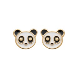 Boucles d'oreilles panda